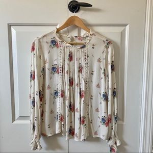 Floral Vintage-Inspired Shirt